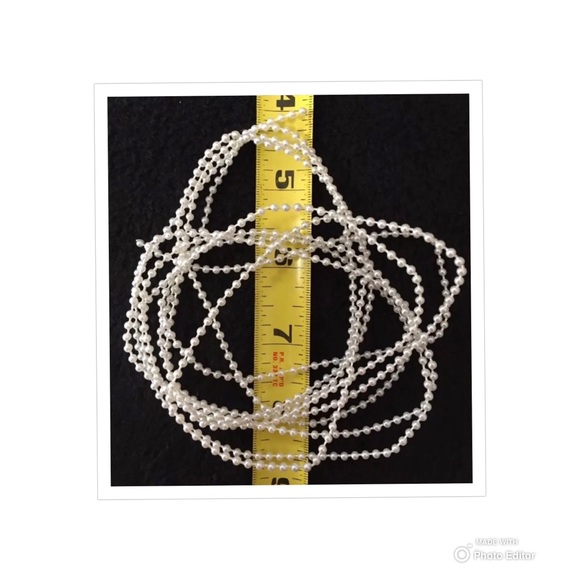 CRAFT BEAD STRANDS ART SEWING SUPPLIES FAUX PEARL - Picture 5 of 5